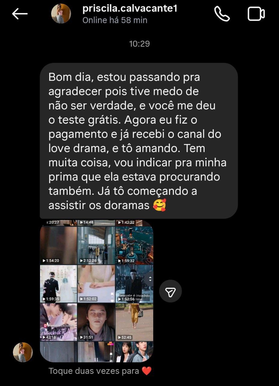 Print de depoimento de assinante 2